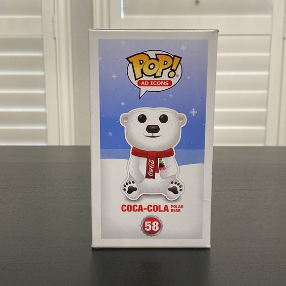Funko Coca-Cola Diamond Collection Pop! Ad Icons Coca-Cola Polar Bear Figure - Picture 6 of 11